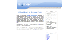 Desktop Screenshot of minap.it